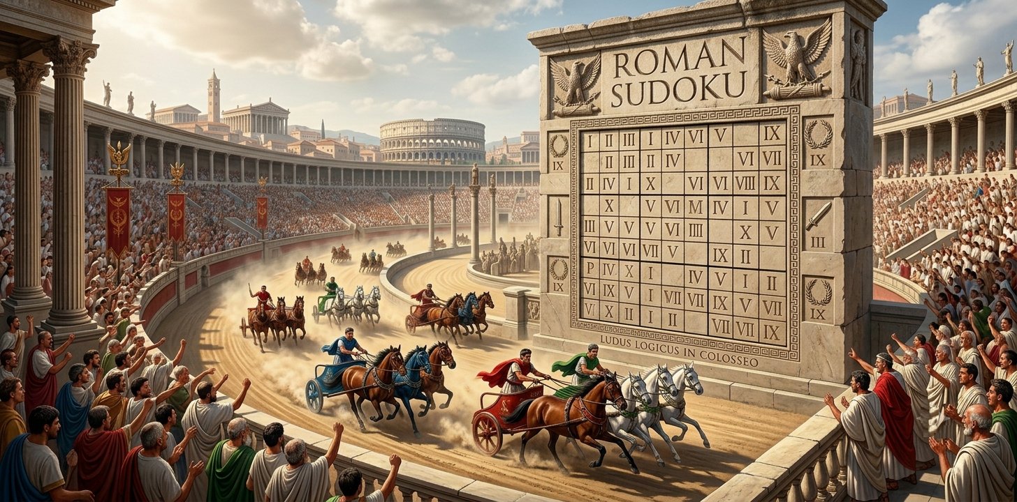 Roman Sudoku — chariot race in the Colosseum